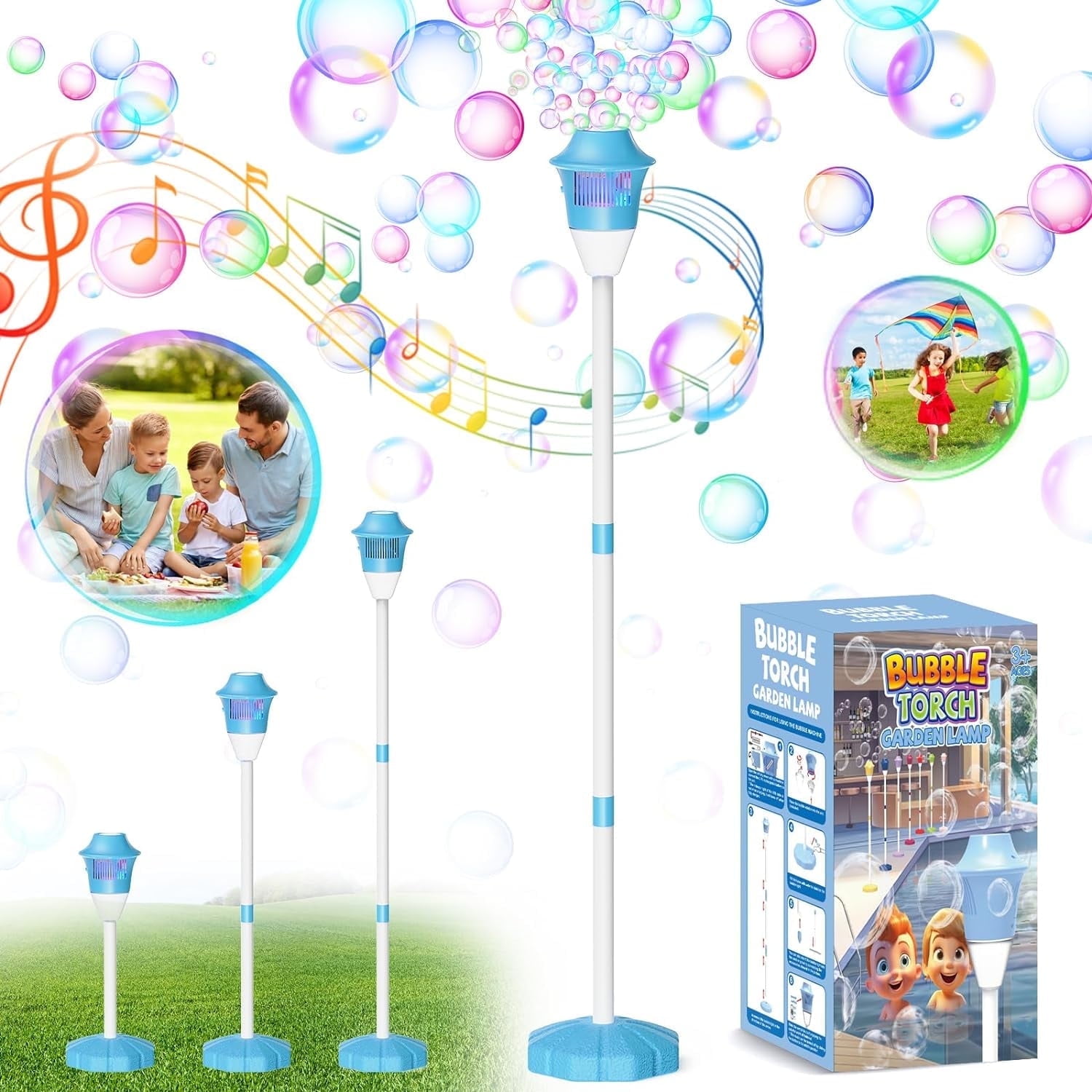 Bubble Machine for Kids, 2024 Upgrade Musical Gard