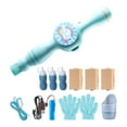 thumbnail image 1 of Bubble Machine Magic Wand, DELESYS Childhood Machine Elastic Stick Charging Set+3 Special Liquid+3 Atomizing Tool+2 Gloves 210ml, 1 of 7