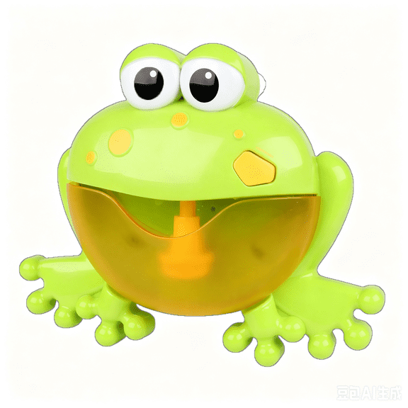Bubble Machine, Pool Toys, Bubble Machine Battery Operated, Bubble Party Favors, 10X8 Inch Bright Green Frog Design No-Fuss Bubble Blower for Bath, Pool, and Casual Group Bubble