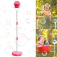 thumbnail image 1 of Bubble Machine Stand, Bubble Machine Automatic, Firework Bubble Machine With Lights, Outdoor Vertical Bubble Machine, Automatic Bubble Maker with Night Light and Music, for Wedding Birthday Party, 1 of 6