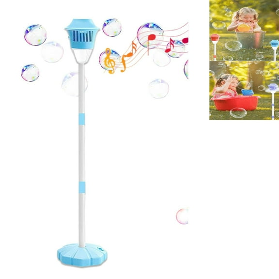 Bubble Machine Stand,Bubble Machine Battery Operated,Torch Bubble Machine, 2025 New Bubble Machine Automatic Bubble Blower Plug-In, Outdoor Battery Operated Bubble Maker Machine With Lights And Music