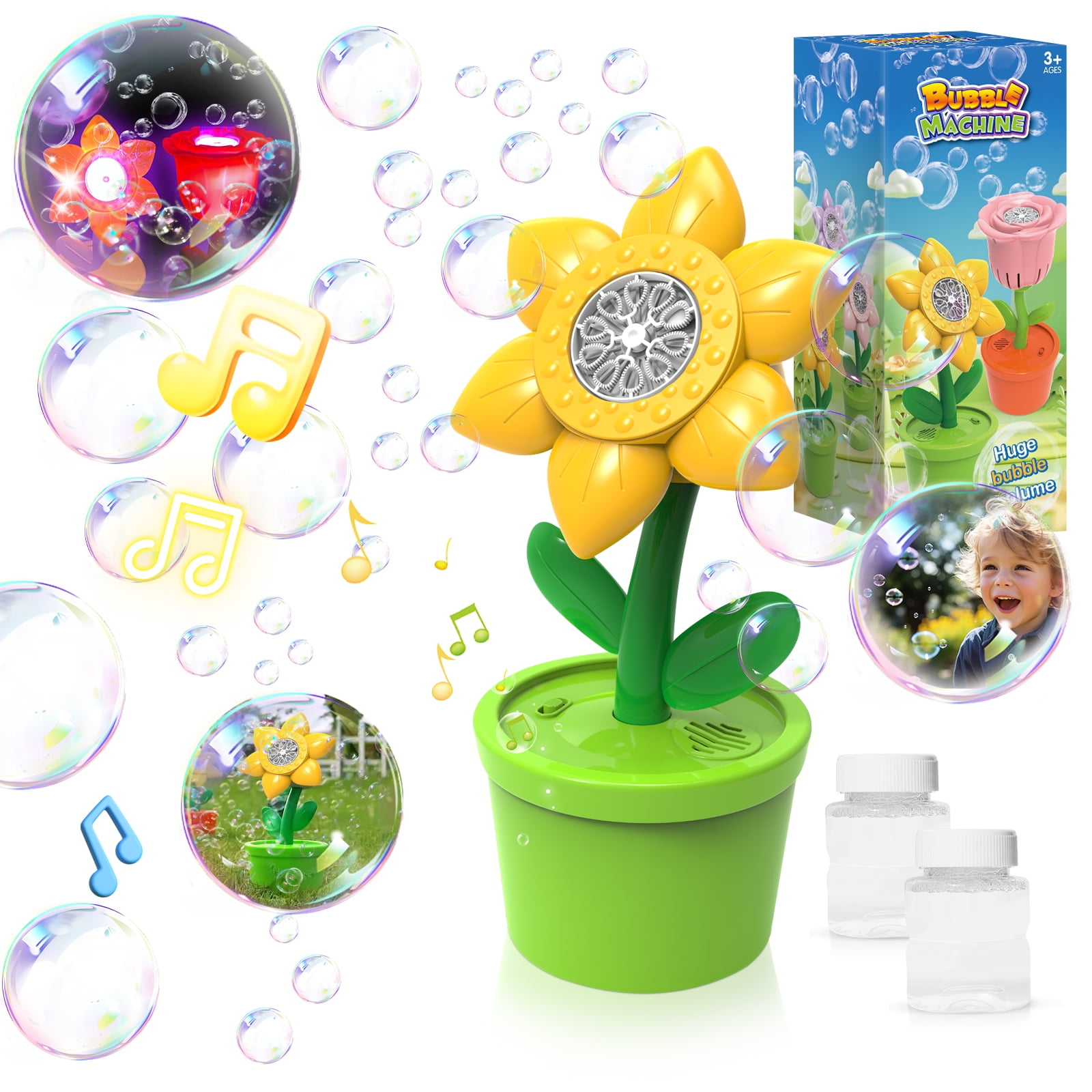 Gifts For Boys Durable Automatic Bubble Blower 18000+ Big