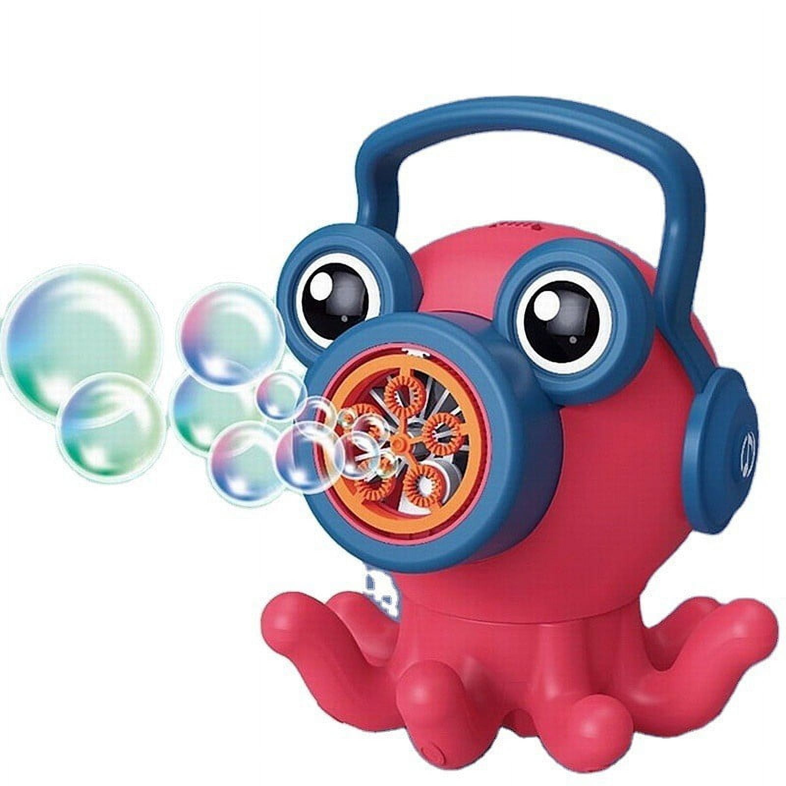 Bubble Machine for Toddlers Kids, Octopus Bubble Blower Automatic Head