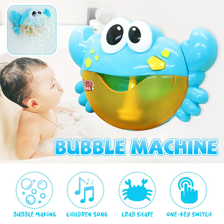 Bubble Crab Foam Bubble Blower Music Childrens Melody Bath Toy