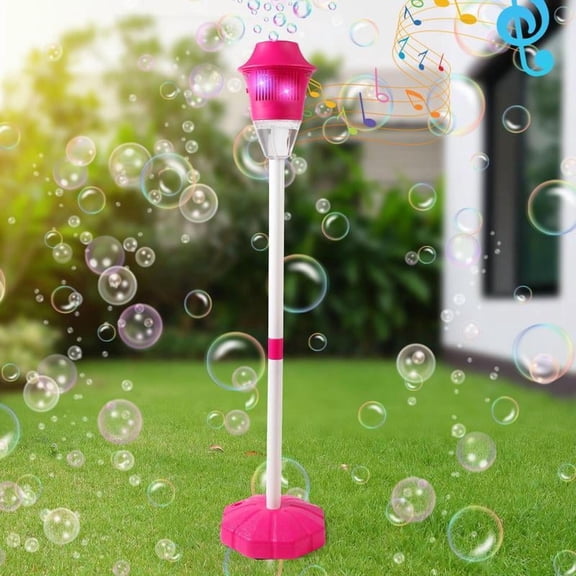 Bubble Machine Toy for Kids Bubble Blaster with Bubble Solution Outdoor Summer Toy Gifts Party Favors Colorful Fun