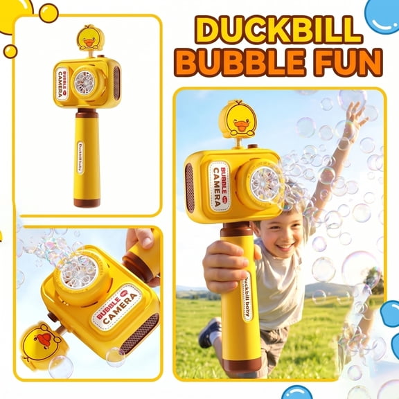 Bubble Machine Toys for Toddlers: Rechargeable Bubble Maker with Bubble Solution for Kids - Perfect for Outdoor Parties, Yard Fun - Idea Kids Gift for Children's Day, Birthday