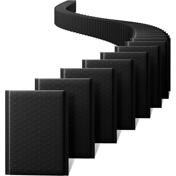Bubble Mailer 4x8 Inch 100 Pack Usable Size 4x7" Black Bubble Envelopes Padded Envelopes Self-Seal, Cushioning Padded Mailers for Gifts, Small Items, Makeup Supplies