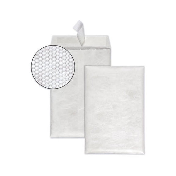 "Bubble Mailer of DuPont Tyvek, #0, Air Cushion, Redi-Strip Adhesive Closure, 6.5 x 9.5, White, 25/Box | Bundle of 2 Boxes"
