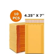 Bubble Mailers 4 x 7 Padded Envelopes Yellow Quantity 10