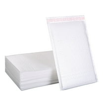 Bubble Mailers under $5! Yannianjz White Padded Bubble Mailers, Self Seal Cushioned Envelopes for Shipping, Waterproof Padded Mailer Bags for Ecommerce, Peel and Stick Protective Packaging