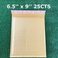thumbnail image 1 of Bubble Mailers 6.5 x 9 Padded Envelopes 25 Yellow, 1 of 5