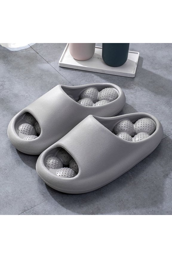 Bubble Massage Shower Slides Non-Slip Quick Dry Cloud Comfortable Slippers Sandals for Bathroom Pool Beach