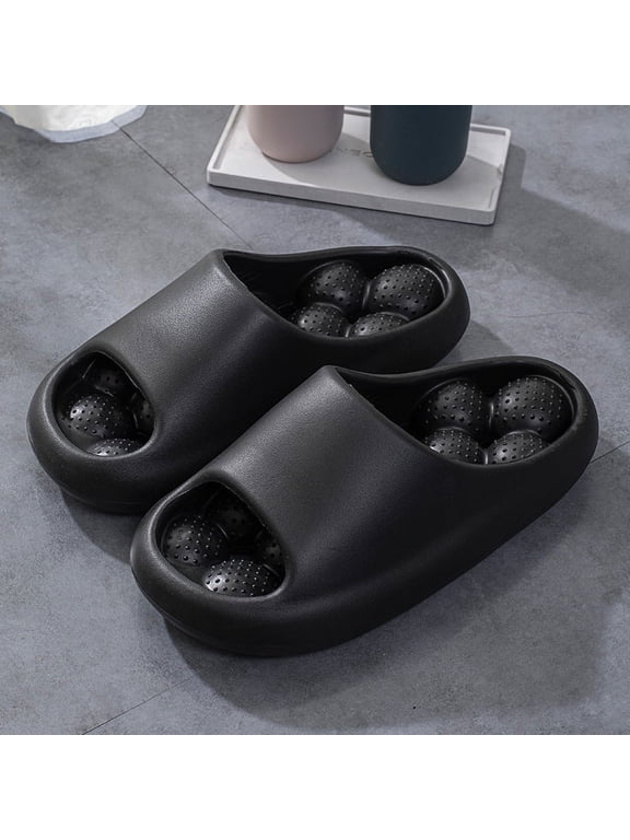 Bubble Massage Shower Slides Non-Slip Quick Dry Cloud Comfortable Slippers Sandals for Bathroom Pool Beach