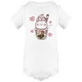 thumbnail image 1 of Bubble Milk Tea With Rabbit Face Bodysuit Infant -Image by Shutterstock,  24 Months, 1 of 2