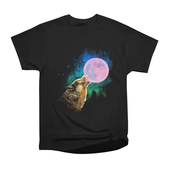 Bubble Moon T-Shirt Tee Gift For Him Merch For Her Apparel For Friend
