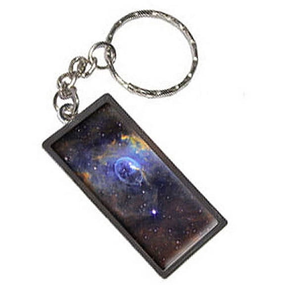 Bubble Nebula Sharpless Caldwell Space Galaxy Keychain Key Chain Ring