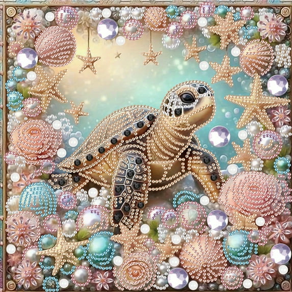 Bubble Ocean Turtle Diamond Art Painting Kit