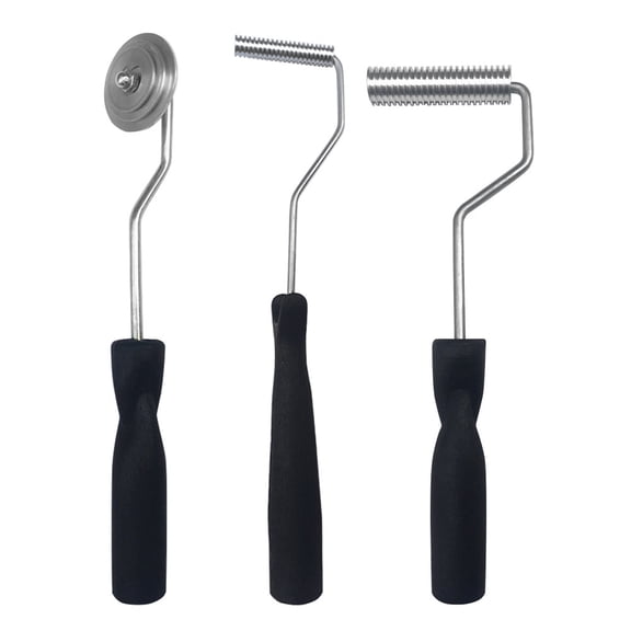 Bubble Paddle Tool 3 Pcs Fiberglass Laminating Bubble Roller Kit for FRP Mould