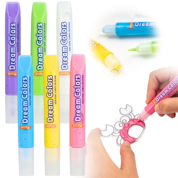 Bubble Pen Set,Large‑Capacity Puff Paint Bubble Pens Kit,Raised‑Line Bubble Texture Art Pens Pack,Fun DIY Craft Bubble Ink Pen Ensemble,Creative 3D Effect Bubble Ink Pens for Painting Projects