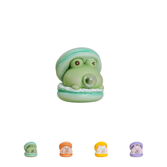 Bubble Pinch Le Macaron Pendant squeeze toys for kids,squeeze toys for Stress Relief, Super Soft Squeeze Fidget Toys,Funny Easter Gag Gift & Coworker Birthday Present Mint Green