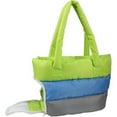 thumbnail image 1 of Bubble-Poly Tri-Colored Insulated Pet Carrier, Green And Blue - Medium, 1 of 1