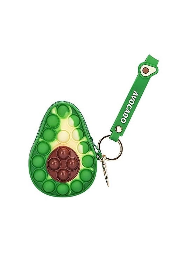 Bubble Popper Keychain Zipper Pouch Fidget Toy Pop Sensory Toy