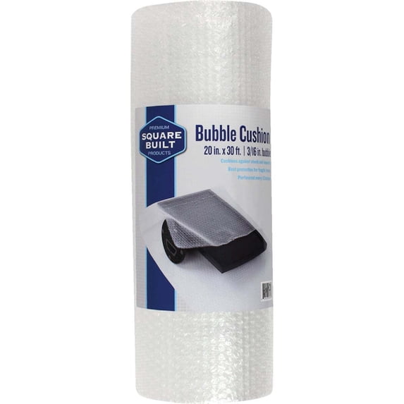 Square Built 20 In. x 30 Ft. x 3/16 In. Thick Bubble Cushion Wrap SBA3162030B