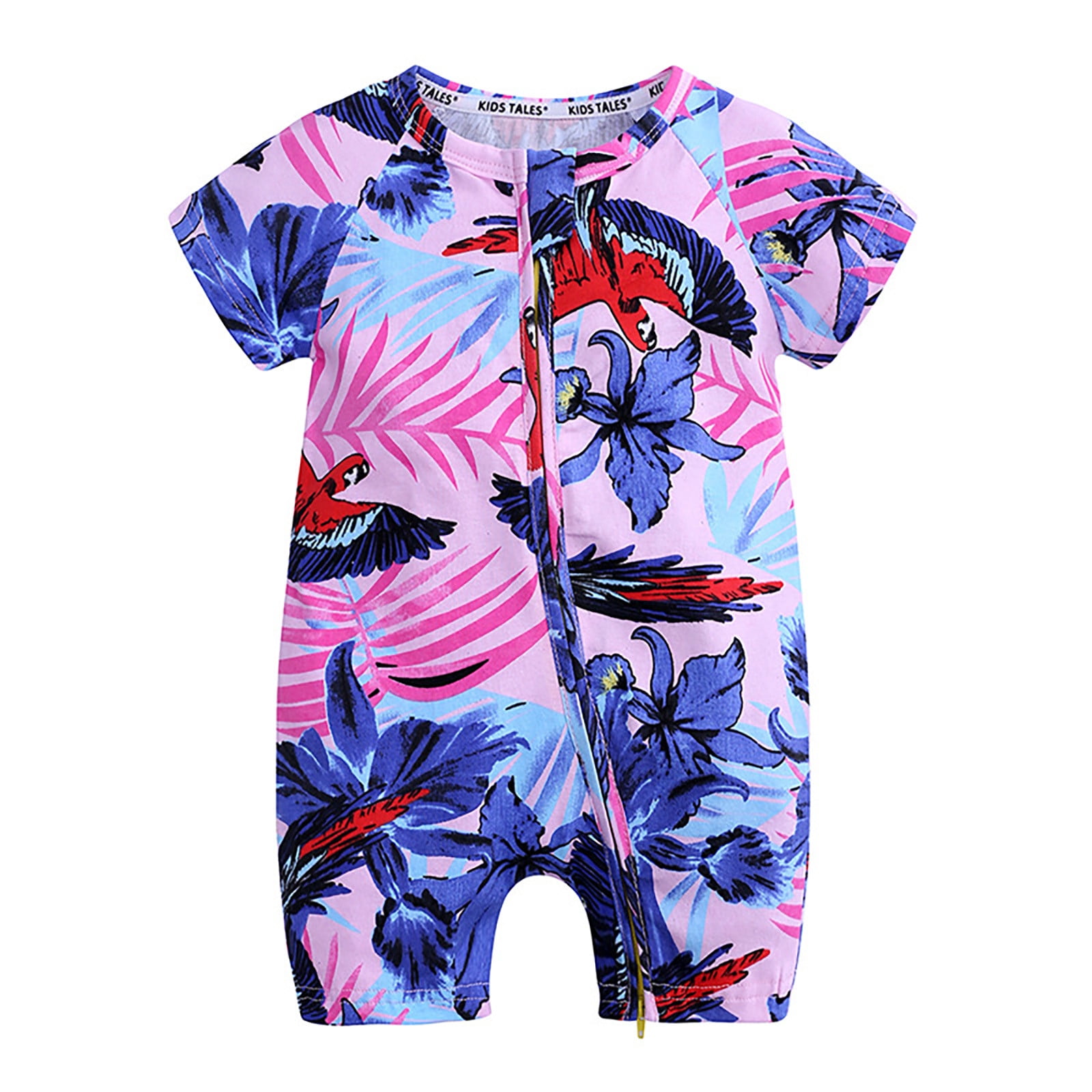 Bubble Romper Baby Girl Baby Boys and Girls Summer Short Sleeve Romper ...