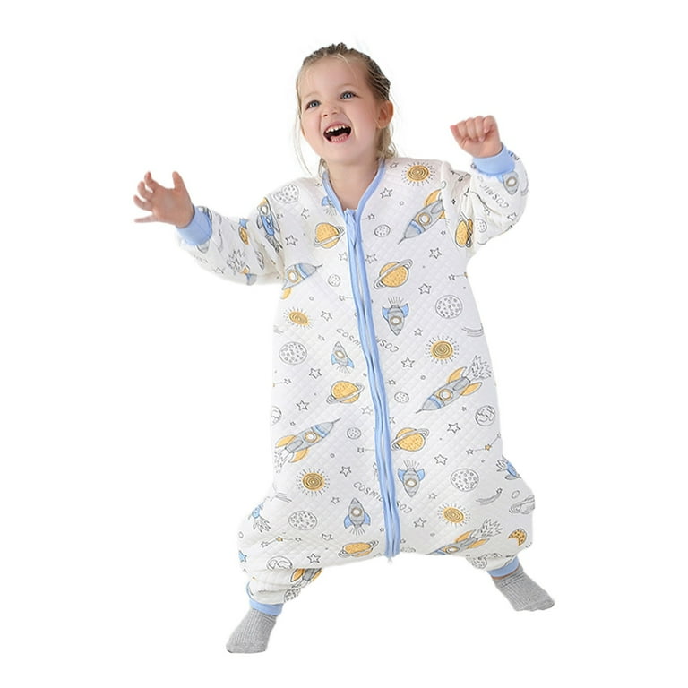 Bubble Romper Baby Girl Baby Toddler Toddler Sleep Sack with Feet
