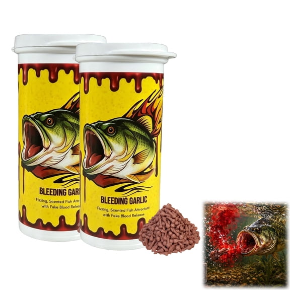 Bubble Scent Fishing Bait – Powerful Scent Attractant with Bubble Release, Fish Attractor for Freshwater & Saltwater(2pcs)