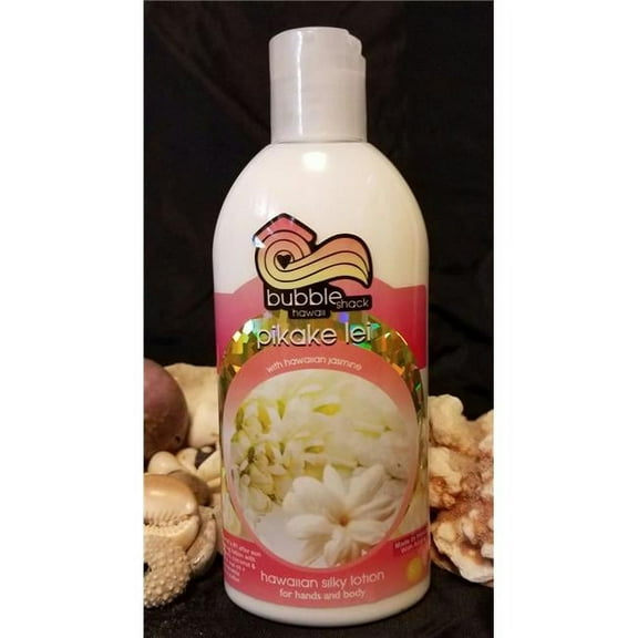 Bubble Shack Hawaii 853686006954 Pikake Lei Kukui Plus & Shea Hawaiian Silky Lotion