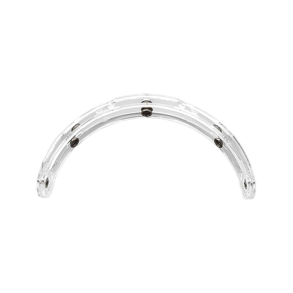 Retro Bubble Shield Visor – Three-Buckle Design
