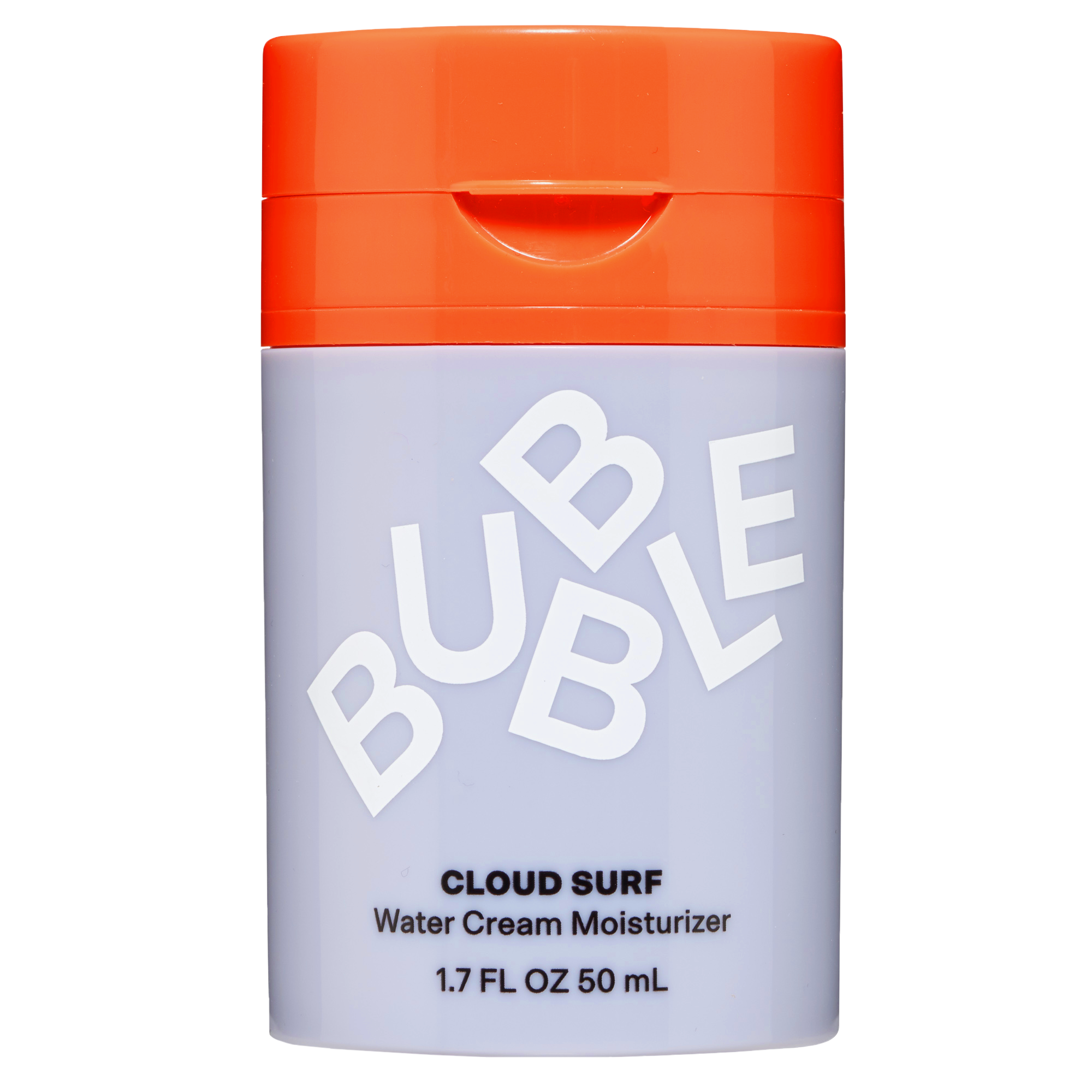 Bubble Skincare Cloud Surf Water Cream Facial Moisturizer, Everyday Care, All Skin Types, 1.7 fl oz / 50mL
