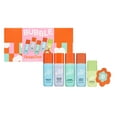 Bubble Skincare Group Chat Mini Routine 6-Piece Set, Includes Fresh Start 10ml, Morning Rays 3ml, Level Up 10ml, Cloud Surf 10ml, and Olive & June Flower Nail File