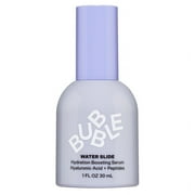 Bubble Skincare Water Slide Hydration Boosting Facial Serum with Hyaluronic Acid and Peptides, 1 fl oz