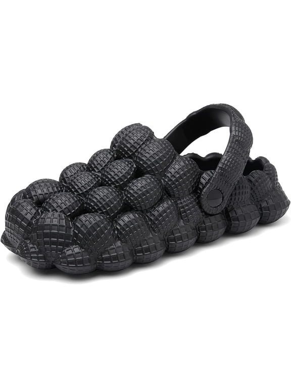 Summer Cave Shoes Men's and Women's Sandals Slippers Litchi Sandals Foot Therapy Massage Bubble Slippers