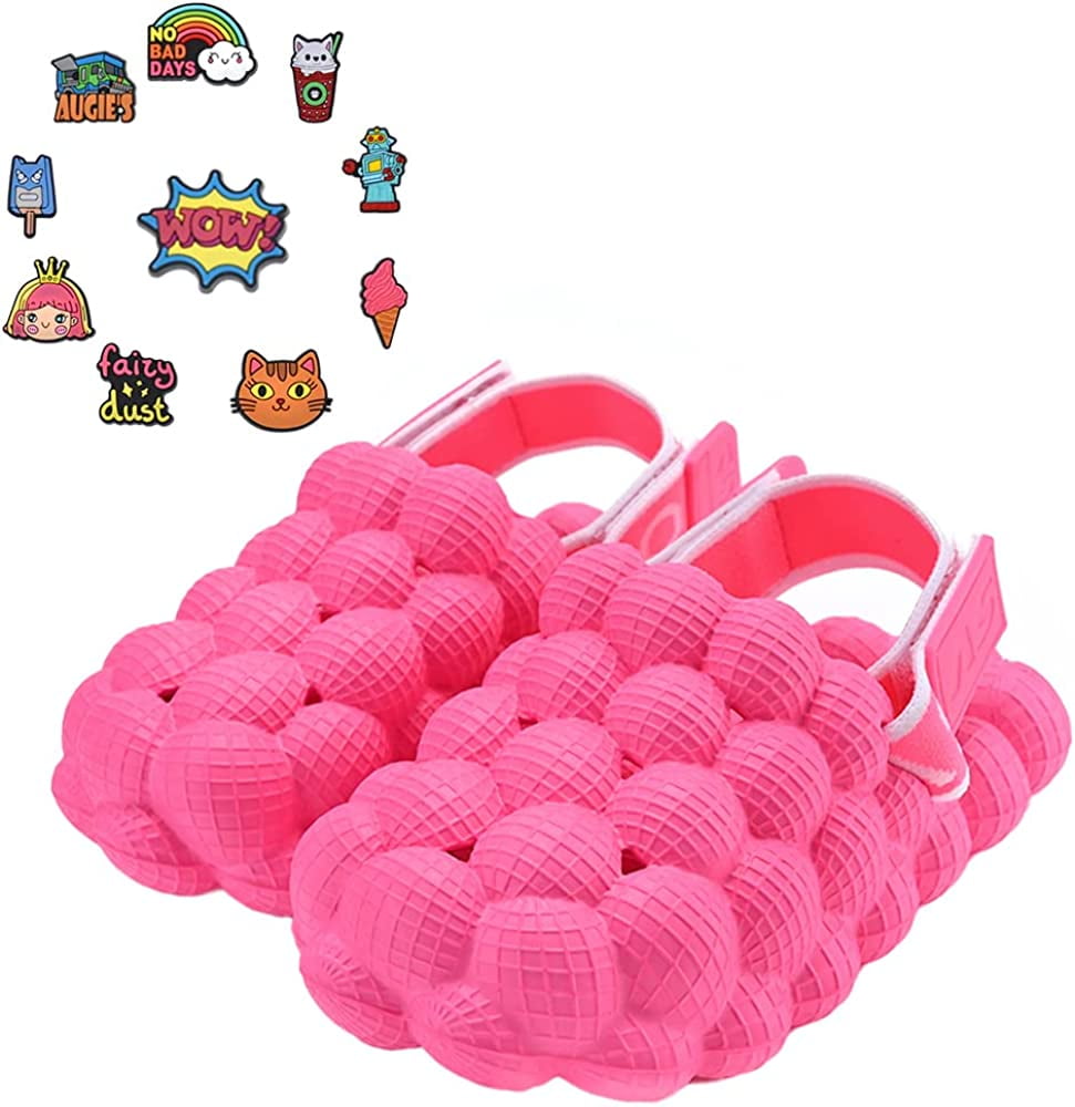 Bubble Slides For Kids - Kids Golf Shoes Non-Slip SPA Cloud Slippers For  Kids Soft Pillow Bedroom Slippers For Men Massage Bubble Slides Funny  Slippers For Women-Shoe flower random (ten) 