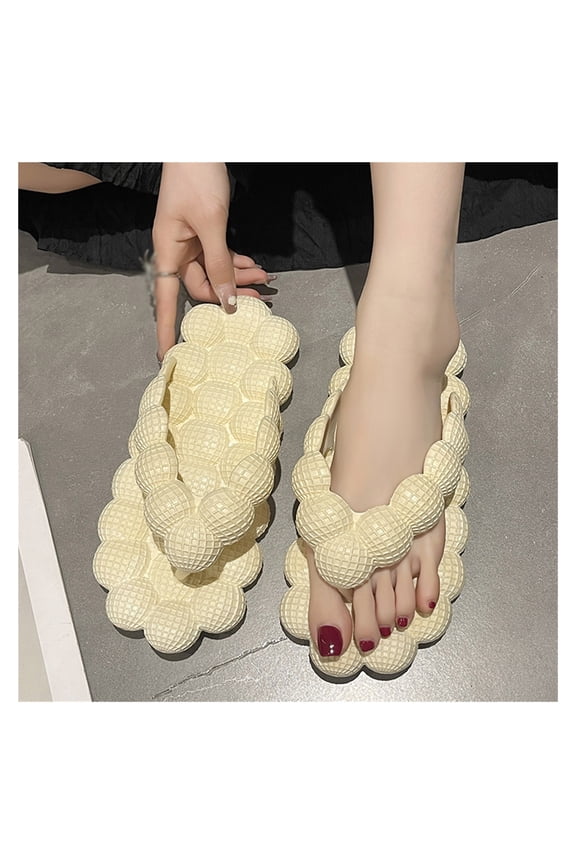 Bubble Slippers Home Massage Sandals Bedroom Shower Slippers Beach Slides for Women,Flip Flops Anti Slip Casual Slippers Shower Beach Pool Bathroom Flat Slides Shoes