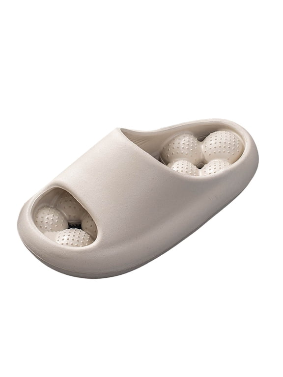 Funny Bubble Slides Women Pillow Slippers Bath Spa Massage Comfort