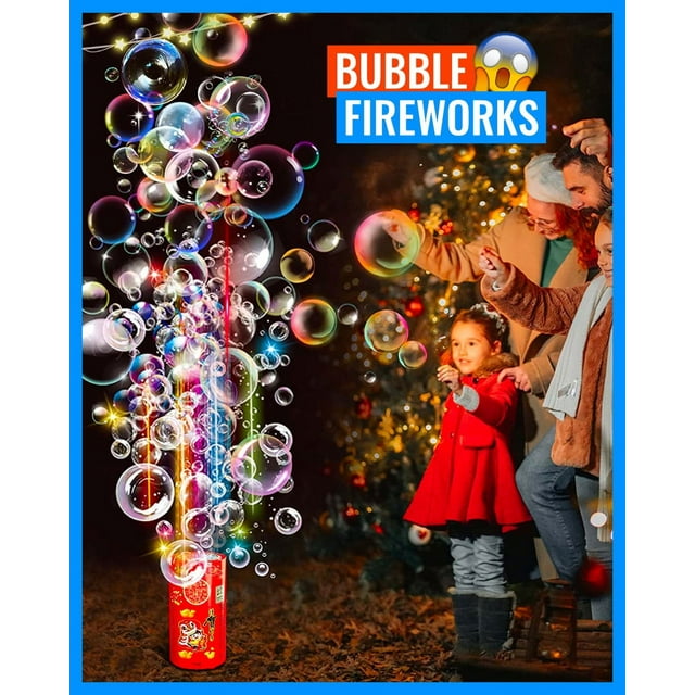 Bubble Sparkle Reusable Fireworks Bubble Machine