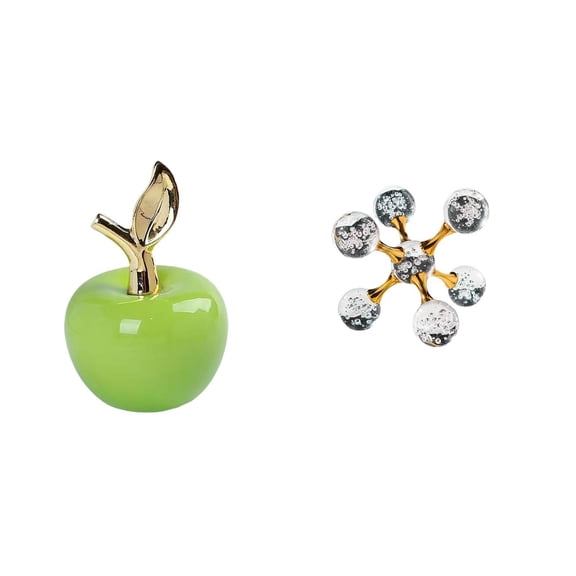 Bubble Sphere Statue Figurine Ceramic Glass Material Tabletop Decor for Cafe Study Room Holiday Display