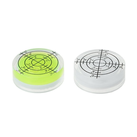 Bubble Spirit Level 32x7mm Circular Level Bubble for RV Travel Trailer Tripod