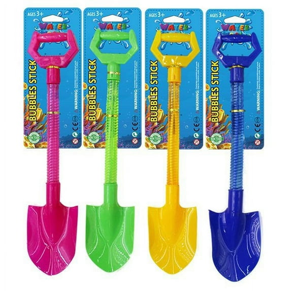 Bubble Stick 21.25in w/ Shovel- 4 count