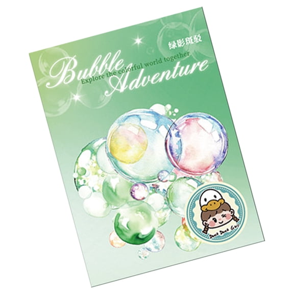 Bubble Sticker Adheisve PET Sticker Water Resistant for Scrapbooking Planner Journal Laptop Pencil Case Photo Album