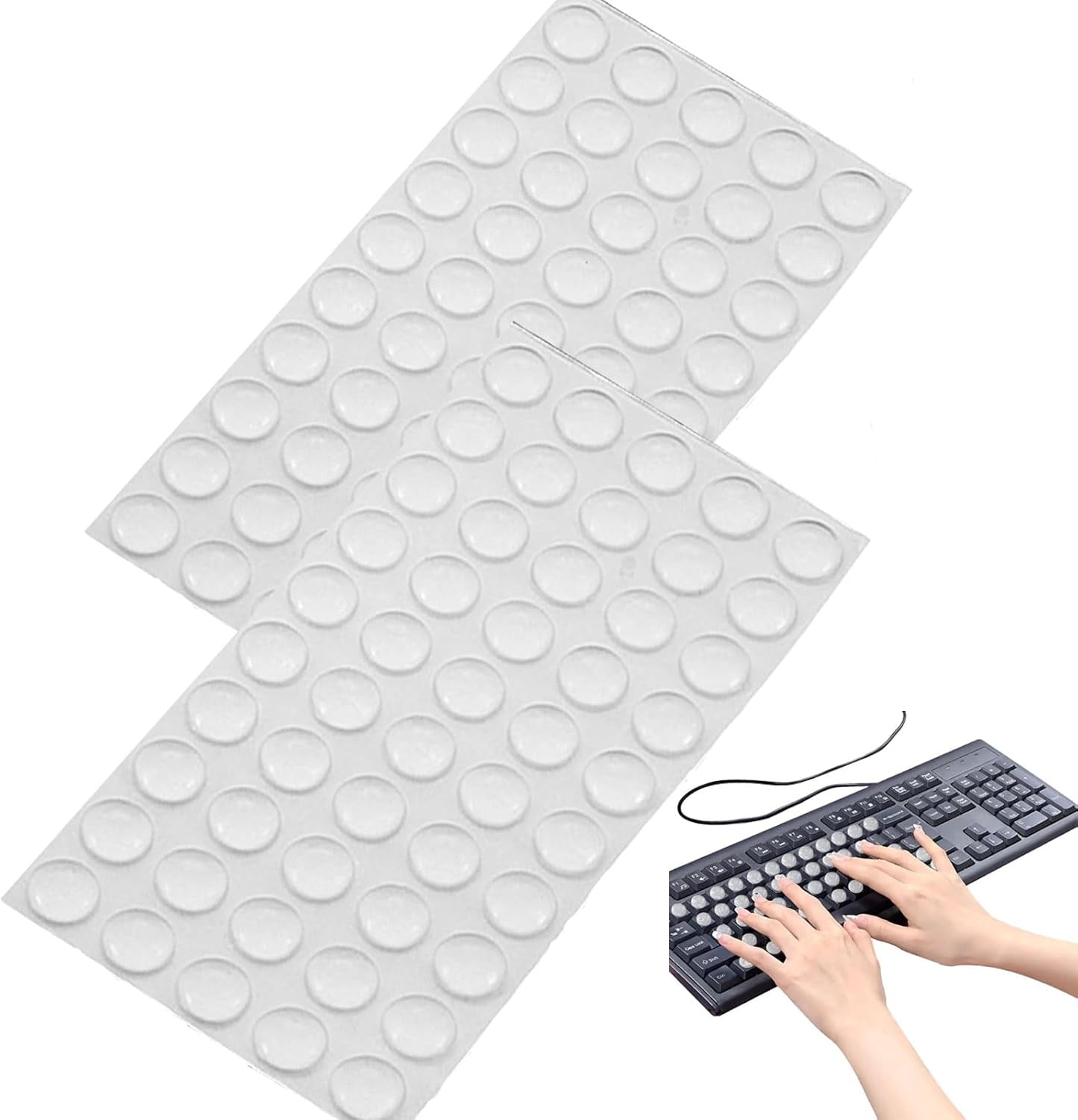 Bubble Stickers for Keyboard, Nail Protection Silicone Keyboard ...