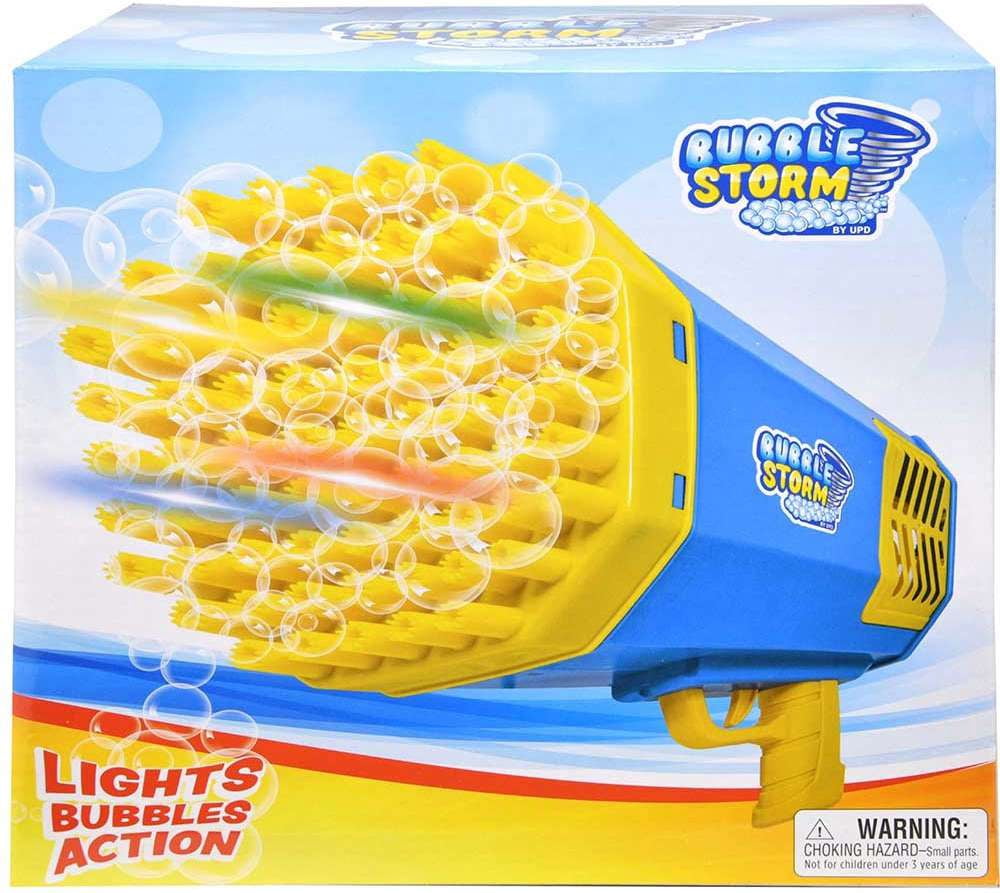 Bubble Storm Lights Bubbles Action Bubble Blower