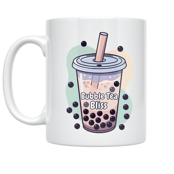 Bubble Tea Bliss - Boba Lover - 11 oz Ceramic Coffee Mug
