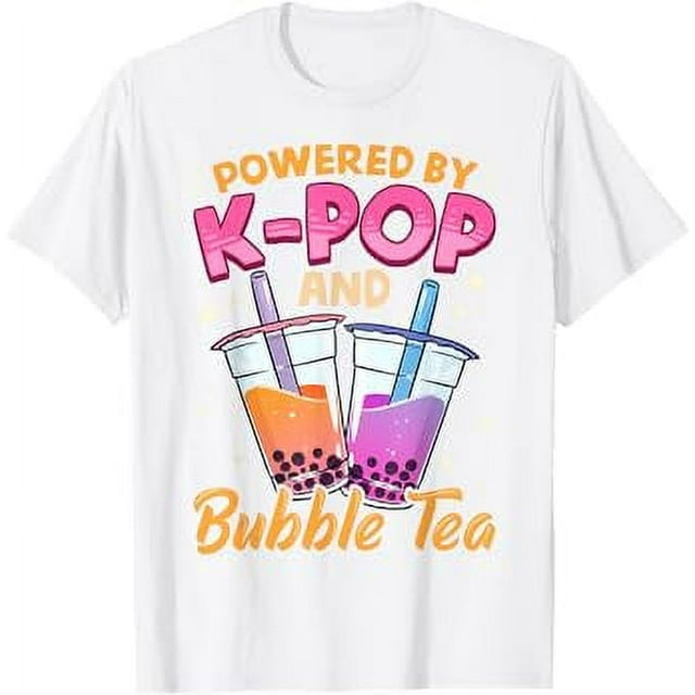 Bubble Tea Boba KPOP Music Lover Korean Milk Matcha Anime TShirt