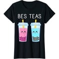 thumbnail image 1 of Bubble Tea Boba Tapioca Pearls Milk Drink Kawaii Friend T-Shirt, 1 of 3