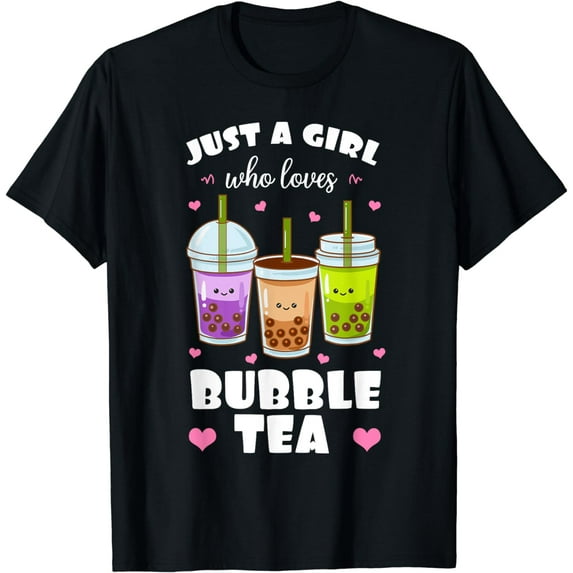 Bubble Tea Boba Tapioca Pearls Milk Drink Tea-Based T-Shirt